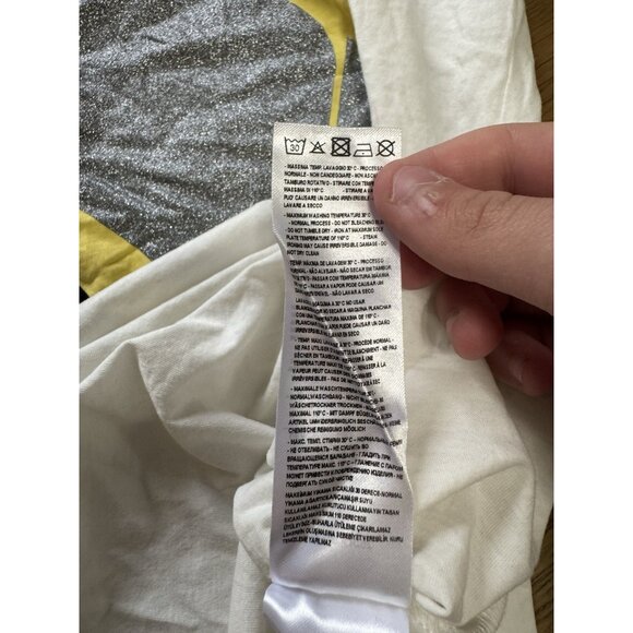 Armani Exchange AX Shirt Women Size Large Cotton Short Sleeve Graphic Print NWT - Picture 9 of 14